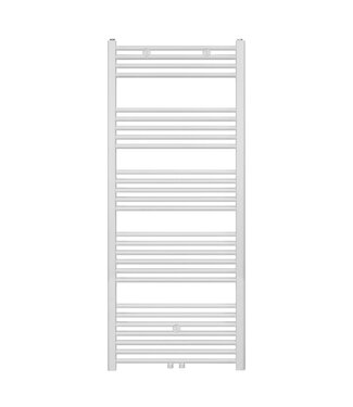 BELRAD Aloni Handdoekradiator 1600x600mm Wit Mat Geborsteld 828 WATT Midden aansluiting