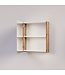 Spiegelkast Badkamer Trendline 60cm Tabak Oak | Luxe Badkamerkast
