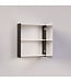 SANI-SUPPLY Spiegelkast Badkamer Trendline 60cm Black Oak | Luxe Badkamerkast