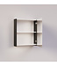Spiegelkast Badkamer Trendline 60cm Black Oak | Luxe Badkamerkast