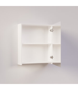 SANI-SUPPLY Spiegelkast Badkamer Trendline 60cm Mat Wit | Luxe Badkamerkast
