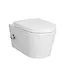 Hangtoilet met bidet Wit Randloos⎢VitrA Nest⎢Geintegreerd bidetkraan Warm&Koud⎢excl. wc bril
