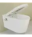 Hangtoilet met bidet Wit Randloos⎢VitrA Nest⎢Geintegreerd bidetkraan Warm&Koud⎢excl. wc bril