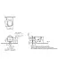 Hangtoilet met bidet Wit Randloos⎢VitrA Nest⎢Geintegreerd bidetkraan Warm&Koud⎢excl. wc bril