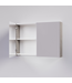 SANI-SUPPLY Spiegelkast Badkamer Trendline 100cm Silver Oak | Luxe Badkamerkast