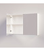 SANI-SUPPLY Spiegelkast Badkamer Trendline 100cm Glans Wit | Luxe Badkamerkast