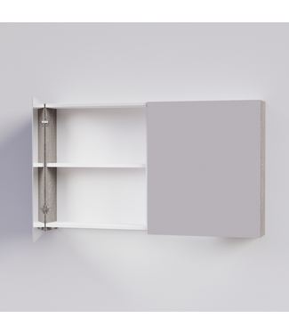 SANI-SUPPLY Spiegelkast Badkamer Trendline 120cm Silver Oak | Luxe Badkamerkast