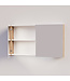 SANI-SUPPLY Spiegelkast Badkamer Trendline 120cm Tabak Oak | Luxe Badkamerkast