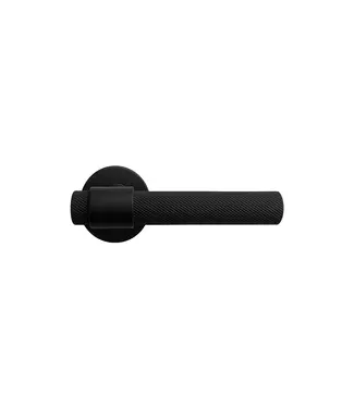 DutchLine Deurkruk Grip Mat Zwart – Industrieel Beslag voor Badkamer & Interieur