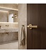 Deurkruk Grip Geborsteld Messing – Industrieel Beslag voor Badkamer & Interieur