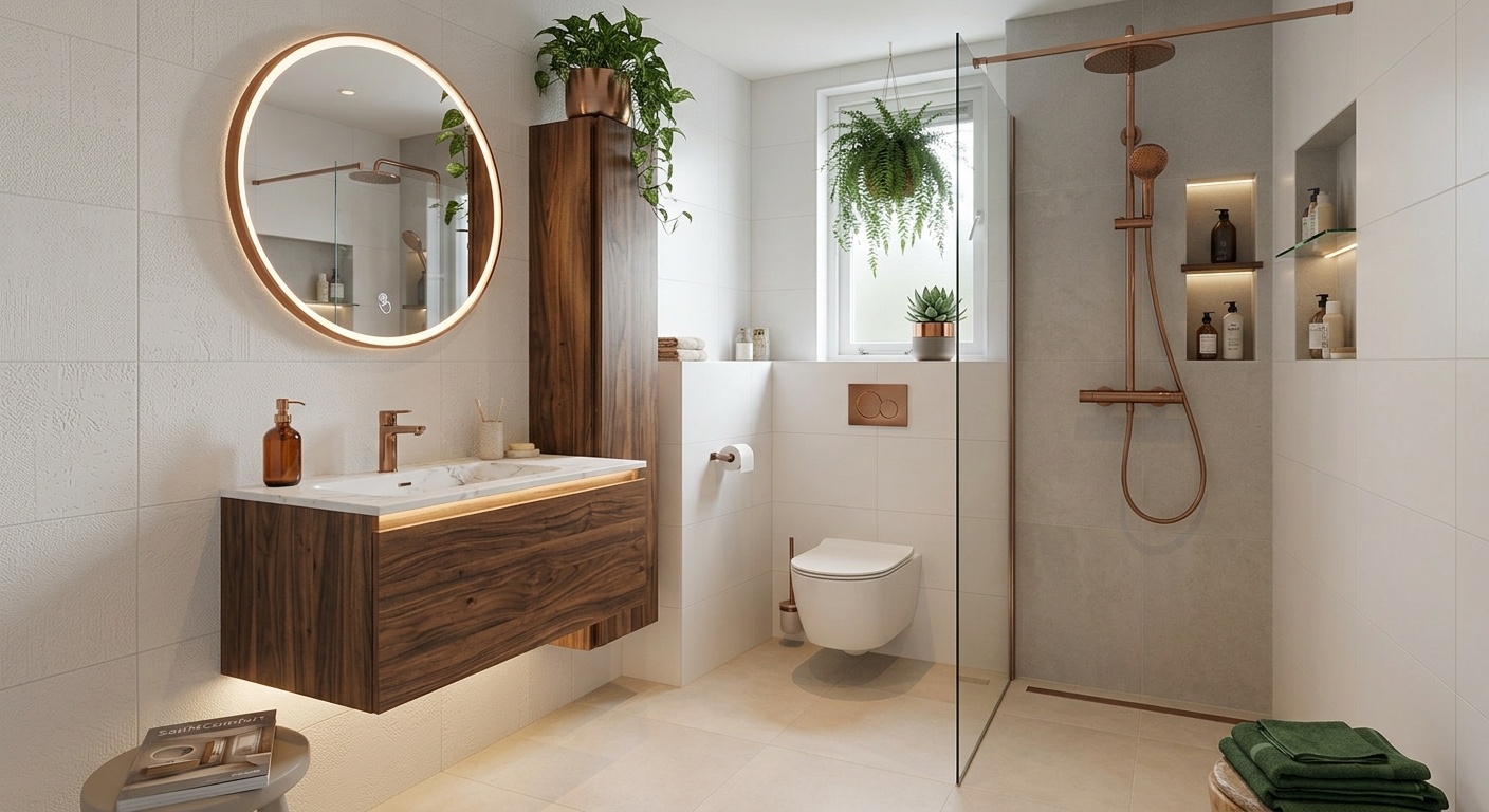 Kleine badkamer inrichten: zo win je centimeters!