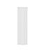 Designradiator Ovaal Verticaal Wit Dubbel 180x47cm 1640 Watt Belrad Midden / Hoek aansuiting Omkeerbaar