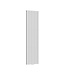 Designradiator Ovaal Verticaal Wit Dubbel 180x47cm 1640 Watt Belrad Midden / Hoek aansuiting Omkeerbaar