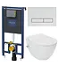 Toiletset Hangtoilet Compleet ISVEA Bidetkraan Wit