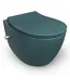 Toiletset Hangtoilet Compleet ISVEA Petrol Groen met Bidetkraan