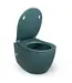 Toiletset Hangtoilet Compleet ISVEA Petrol Groen met Bidetkraan