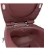Toiletset Hangtoilet Compleet ISVEA Maroon Rood met Bidetkraan