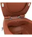 Toiletset Hangtoilet Compleet ISVEA Terracotta met Bidetkraan