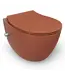 Toiletset Hangtoilet Compleet ISVEA Terracotta met Bidetkraan