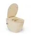 Toiletset Hangtoilet Compleet ISVEA Ivoor met Bidetkraan