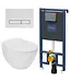 Toiletset Hangtoilet Compleet ISVEA Sentimenti Mat Wit