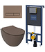 Toiletset Hangtoilet Compleet ISVEA Sentimenti Taupe