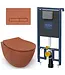 Toiletset Hangtoilet Compleet ISVEA Sentimenti Terracotta