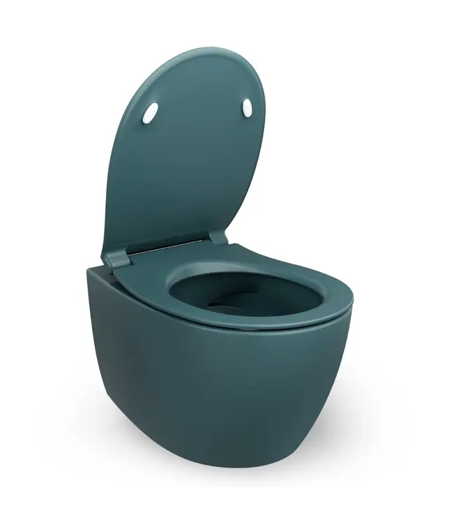 Toiletset Hangtoilet Compleet ISVEA Sentimenti Petrol Groen