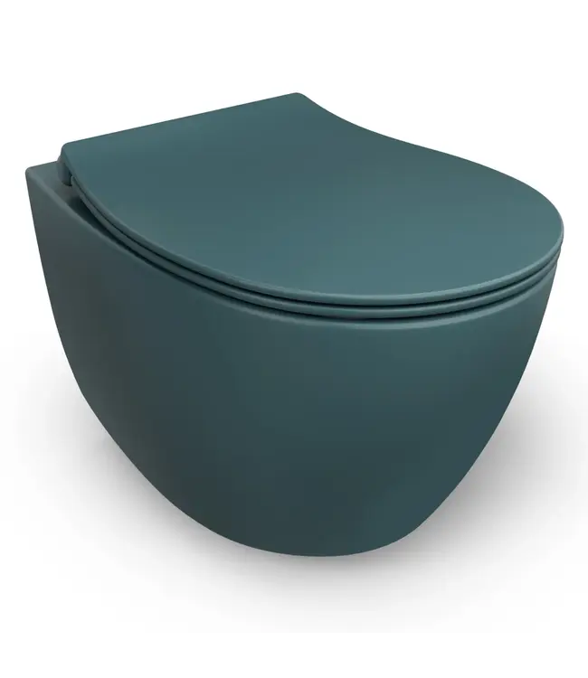 Toiletset Hangtoilet Compleet ISVEA Sentimenti Petrol Groen