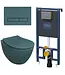 Toiletset Hangtoilet Compleet ISVEA Sentimenti Petrol Groen