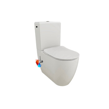 Staand Toilet met Bidet
