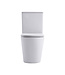 Staand toilet Duoblok Compleet - Back-to-Wall - Glanzend Wit - Randloos - OA&PK