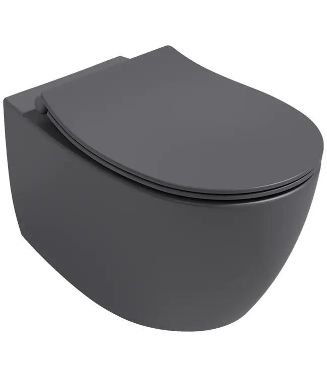 Toiletset Hangtoilet Compleet ISVEA Sentimenti Antraciet