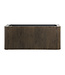 Wastafelonderkast Sulora Bruin Eiken 120cm | Geribbeld Design & Afgeronde hoeken