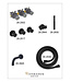 Inbouw badkraanset Caral met stopkranen | Wiesbaden Mat Zwart
