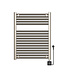 Elektrische Radiator Elara Smart WiFi - 76x60 cm - 400W - Geborsteld Staal PVD