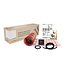 Elektrische vloerverwarming set 1 m2 - 150 Watt met WiFi thermostaat Zwart - Wiesbaden by Magnum