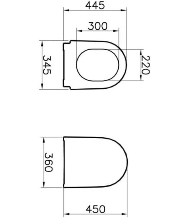 Wc bril VitrA Nest Wit - Softclose Slim toiletzitting