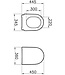 Wc bril VitrA Nest Wit - Softclose Slim toiletzitting