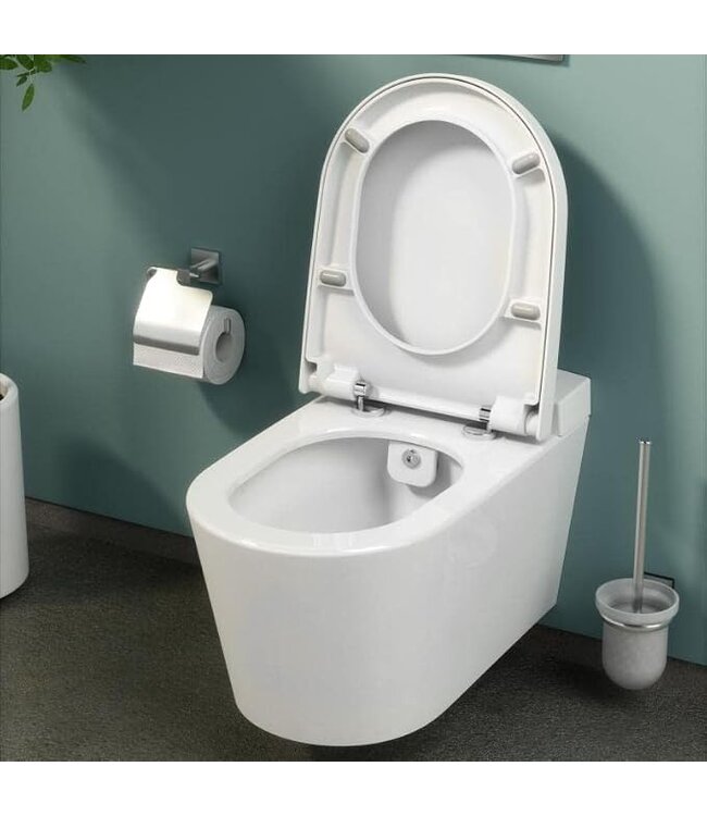 Wc bril VitrA Nest Wit - Softclose Slim toiletzitting