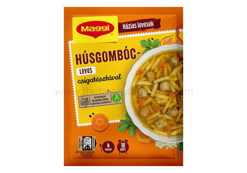  Maggi Soupe Húsgombócleves csigatésztával 