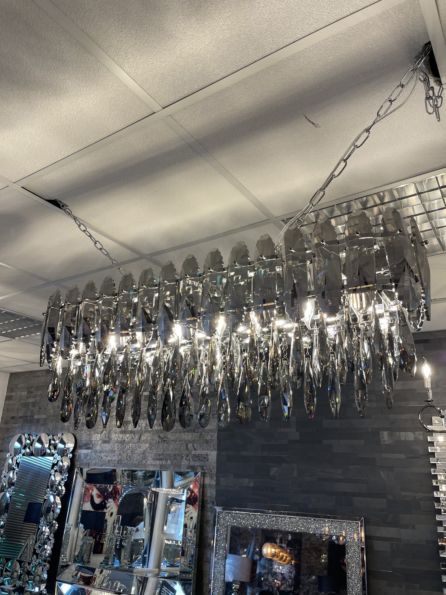 Rechthoekige kroonluchter