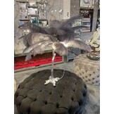 Tafellamp Avestruz - Zilver Grijs