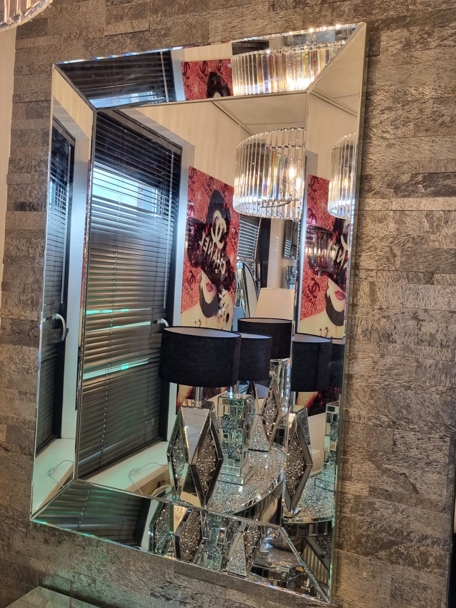 Spiegel Eric Kuster Style - Zilver Medium