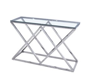 Sidetable Liya - Zilver Glas