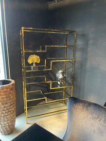 Wandmeubel Victoria - Goud Glas