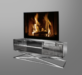 Tv Meubel Qargha - Zilver