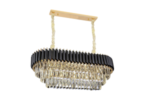 Hanglamp Madina - Zwart Ovaal