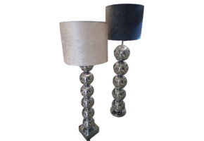 Vloerlamp Bollenlamp - Zilver Diverse Maten