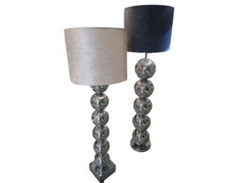 Vloerlamp Bollenlamp - Zilver Diverse Maten